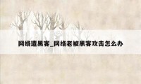 网络遭黑客_网络老被黑客攻击怎么办